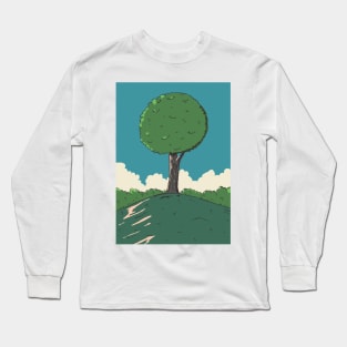 Tree on a hill Long Sleeve T-Shirt